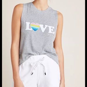 Spiritual Gangster M Love tank. EUC. Super soft